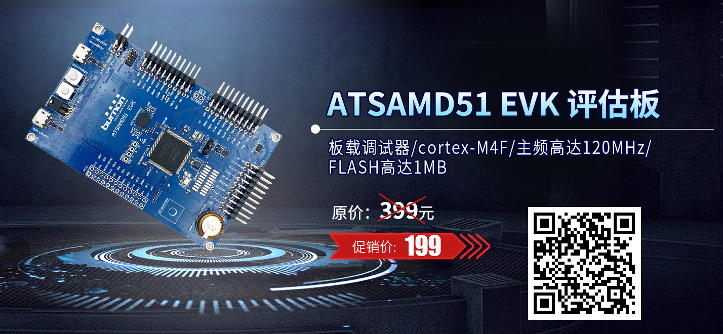 ATSAMD51 EVK 评估板 开发板-199元.jpg